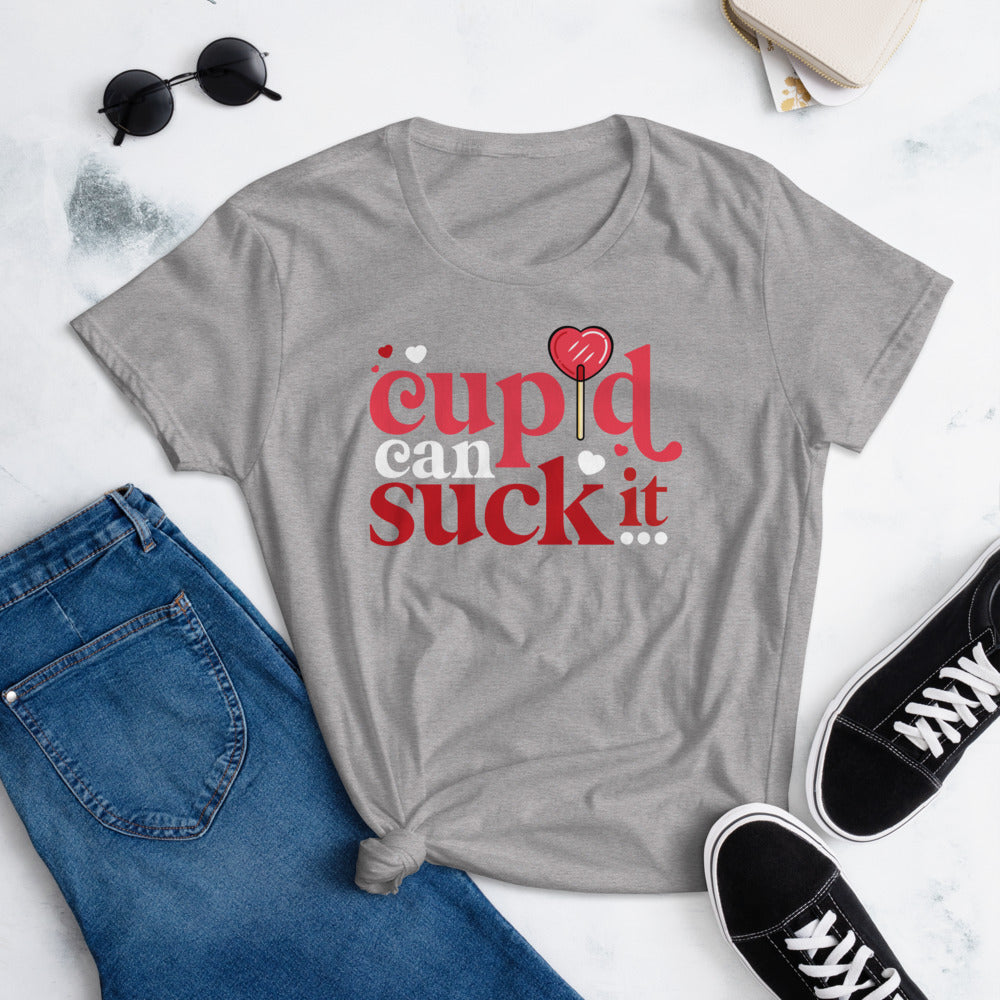 Cupid can Suck It T-Shirt for Women