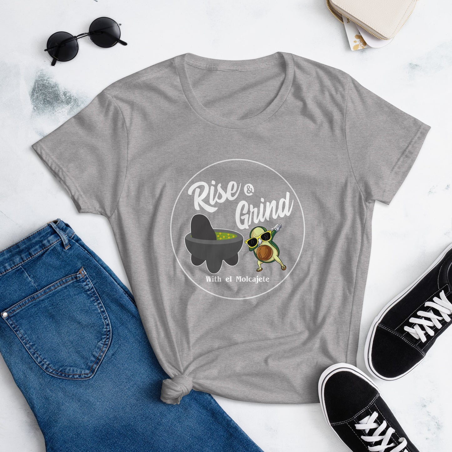 Rise & Grind El Molcajete T-Shirt for Women