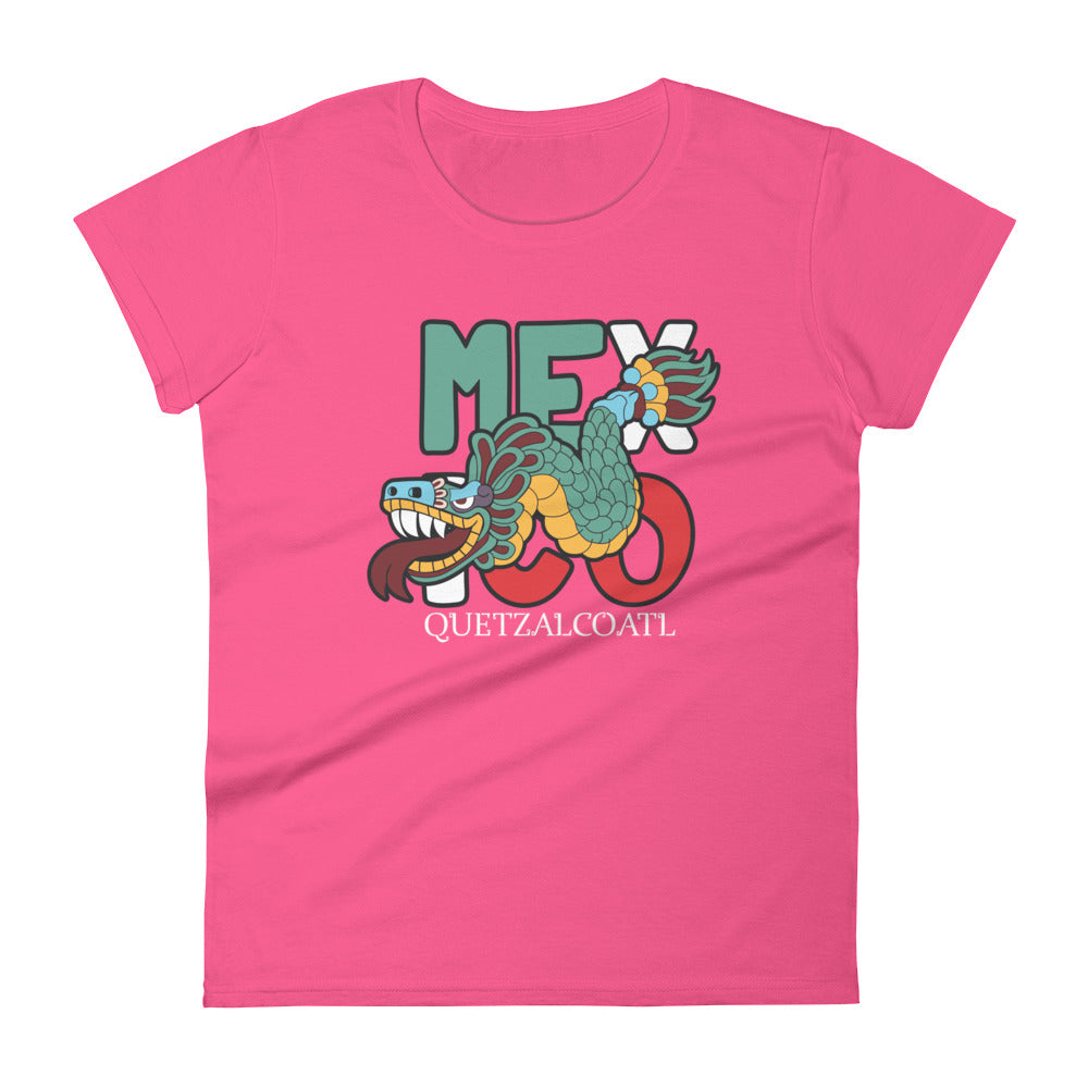 Quetzalcoatl Mexico Aztec T-Shirt for Women