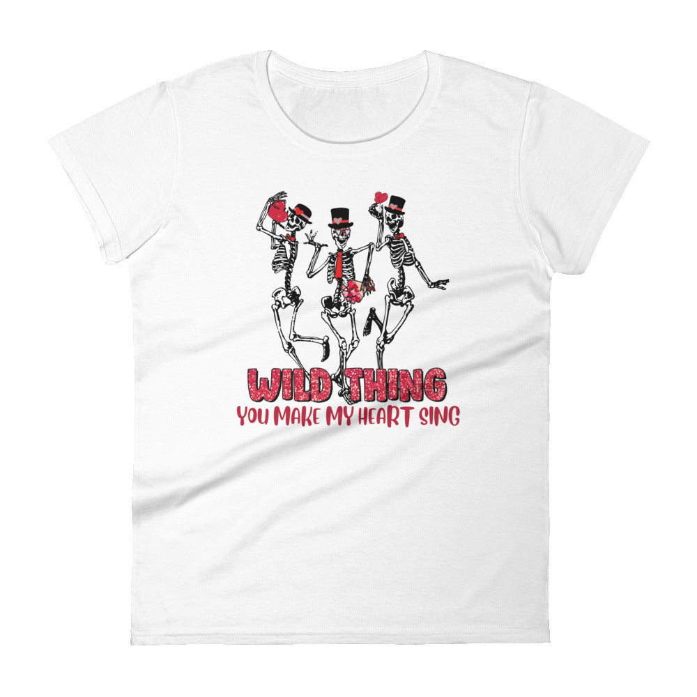 Wild Thing You Make My Heart Sing T-Shirt for Women